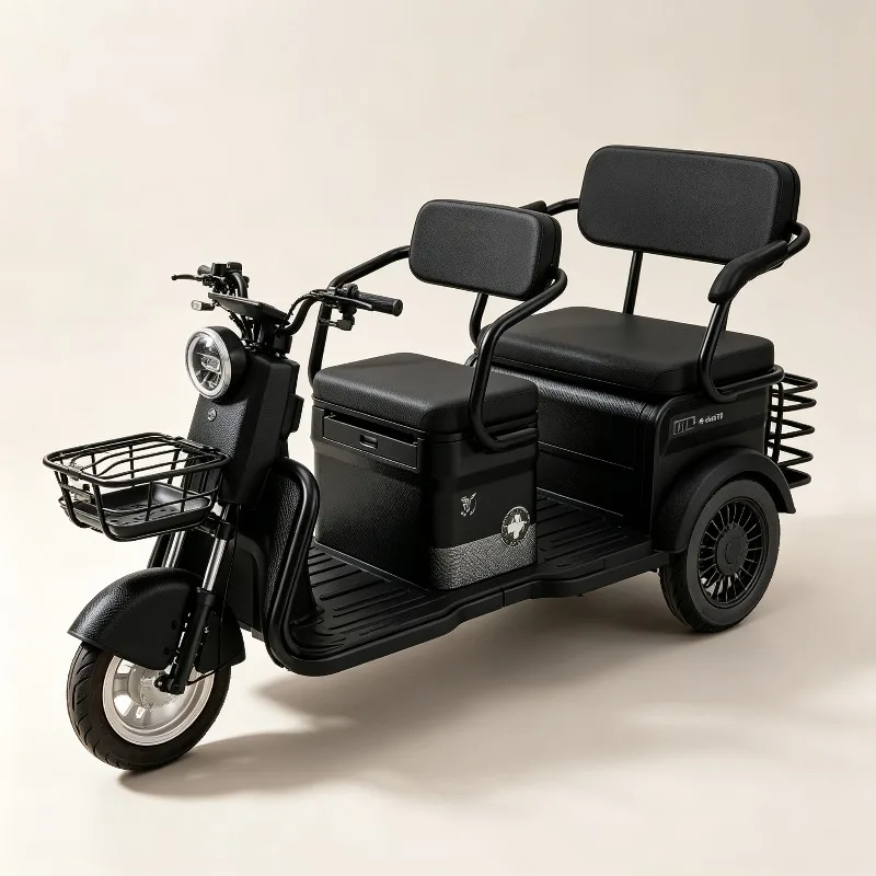 Hot Sell 3 Wheel Electric Bicycle Electric Tricycle With Passenger Seat Three Wheels Electric Tricycle For Adult