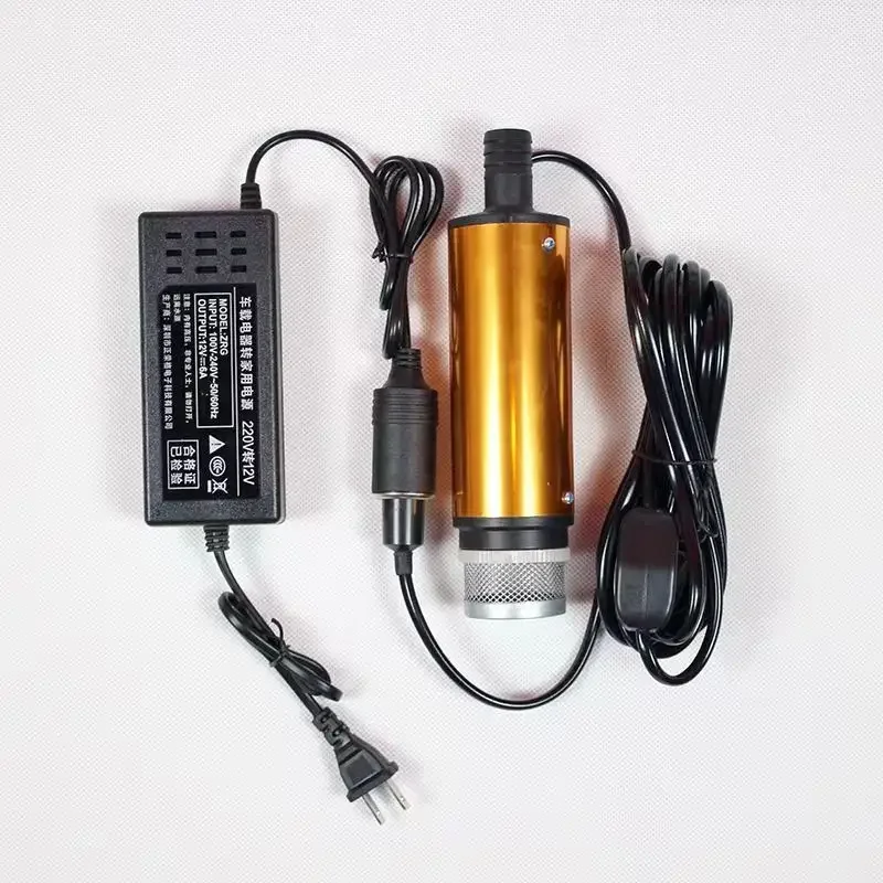 12V DC electric diesel engine oil and water pump self priming submersible pump pumping