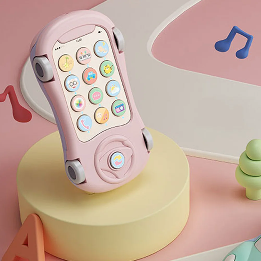 

Music Car Toys Fake Baby Phone Kids Cartoon Puzzle Interesting Household Plastic Girl Toddler Early Educational