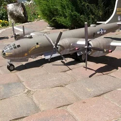 B-29 bombacı superpaper kağıt modeli uçak masaüstü dekor el yapımı askeri Fan el yapımı oyuncak çocuk hediyeler ev dekorasyon