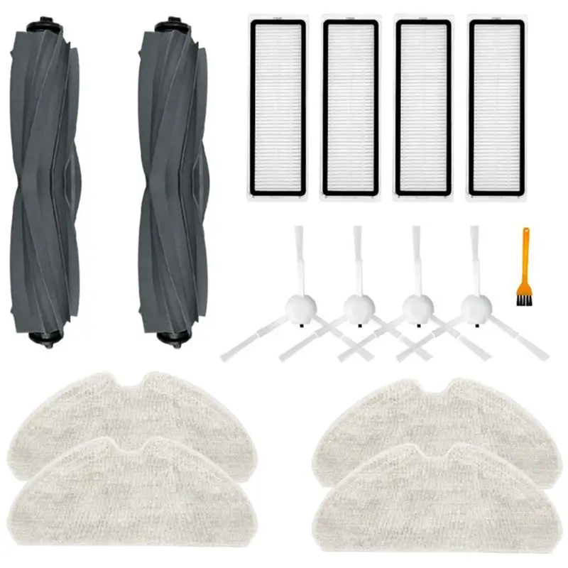 

A64Z Main Side Brush Hepa Filter Mop Cloth Replacement Spare Part Plastic+Cloth For Dreame D10S / D10S Pro Robot Vacuum Cleaner