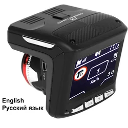 2024 Car Recorder 3 IN 1Rad Detector X7-Plush 360 Degree Full Band X K Ka VGR Anti Laser Signature Russian Language