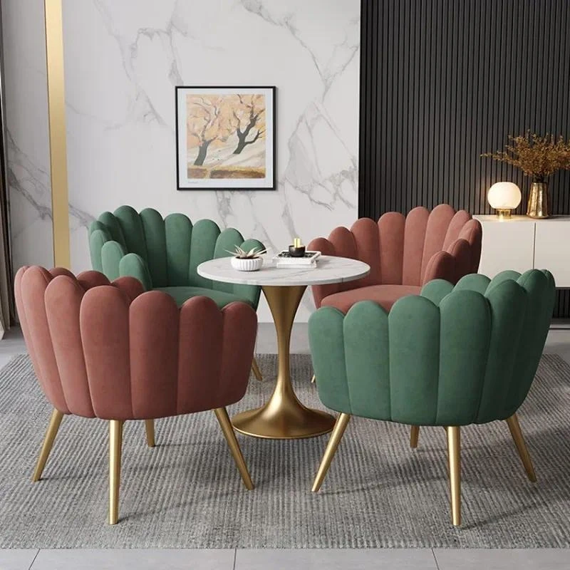 Small round table and chairs for office receptions, business meetings, and casual desk combinations