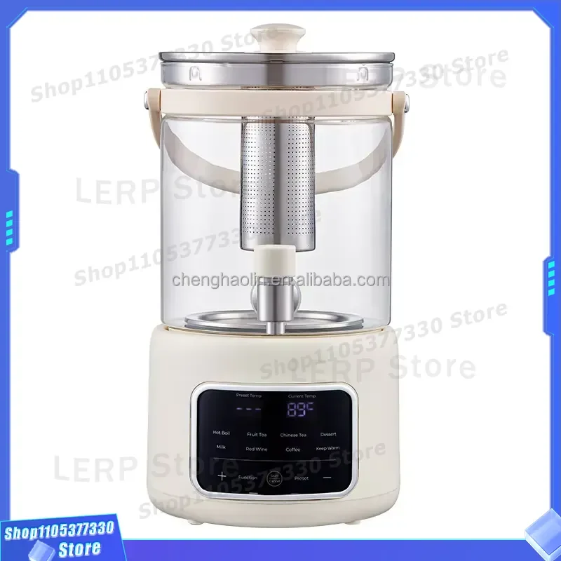 High Borosilicate Glass Tea Jug With Removable Filter Touch Control Electric Kettle For Home Office Brewing Maker Pot