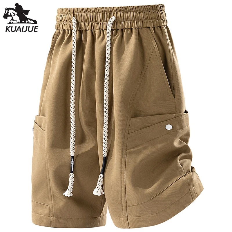 Men's Shorts in Sizes 6XL, 7XL, 8XL, Summer New Men's Shorts, Sport Solid Color Casual Pants, Five-Point Fitness Sport Pant 1502