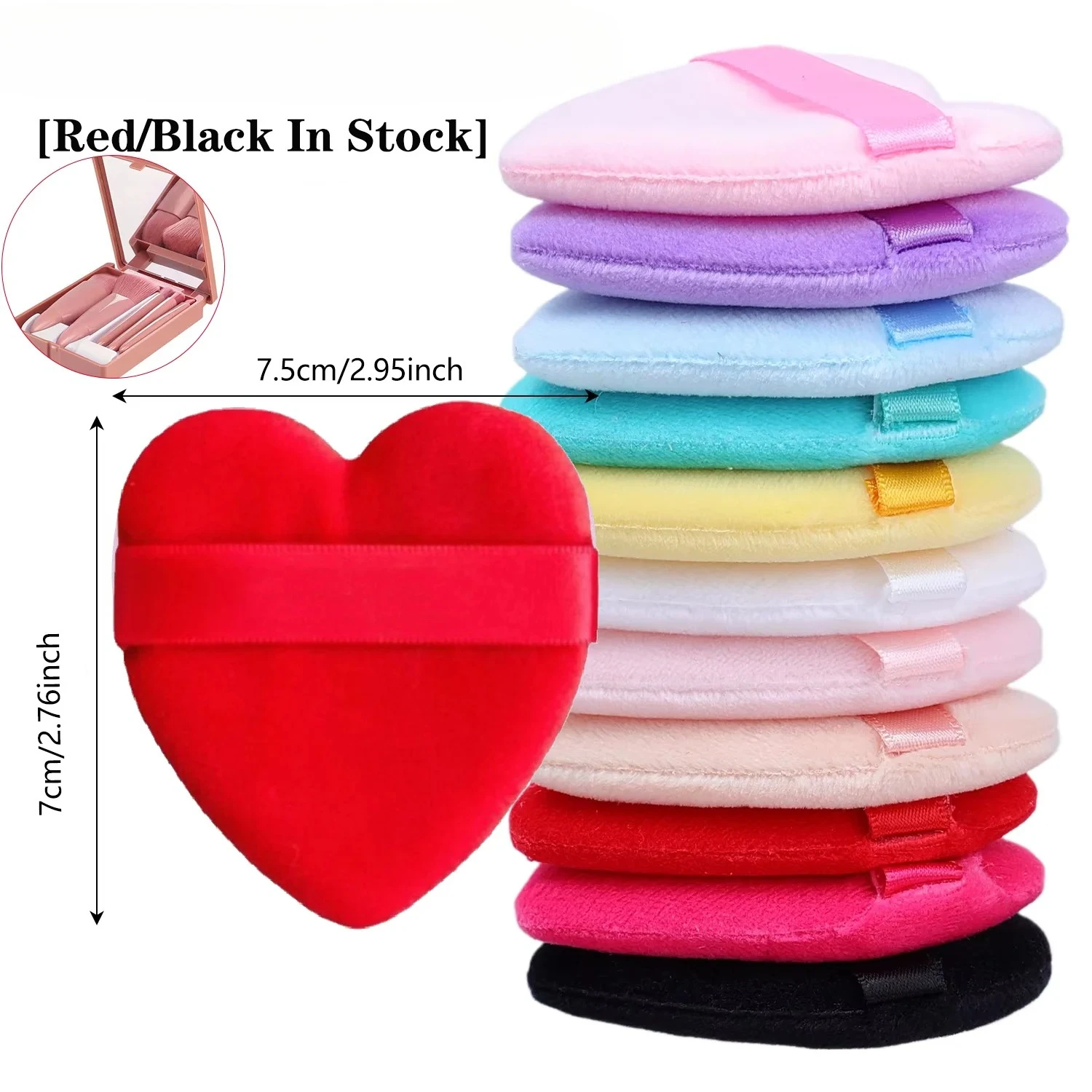 5/10/20/40/60 قطعة أدوات ماكياج فرشاة للمكياج الحب على شكل الصوف مسحوق نفخة الأساس السائل العسل مسحوق مجموعة ماكياج يتدفقون