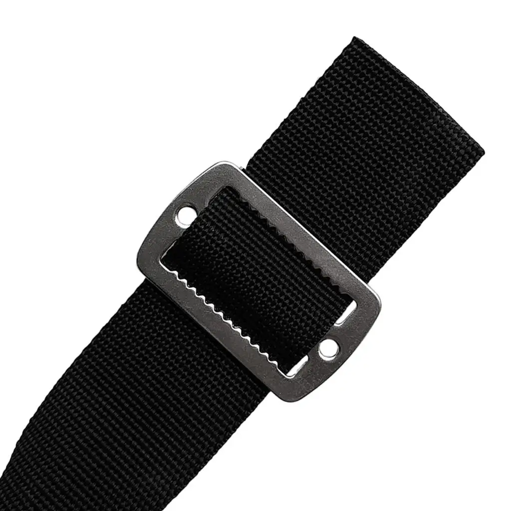 Snorkel Belt Keeper Stainless Steel Dive Accessory Weight Belt Slider for Scuba Webbing Manage