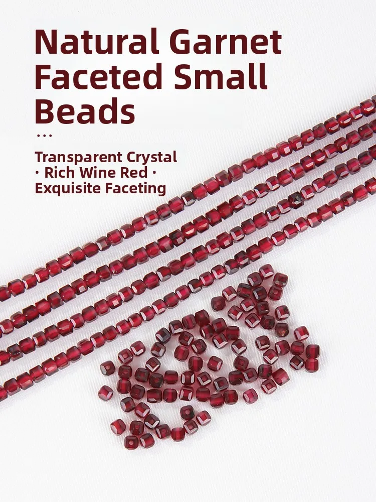 

l Agate Loose Beads Handmade Bracelet Sp Beads DIY Jewelry Accories Facet Cut Sugar Cube ape Beads