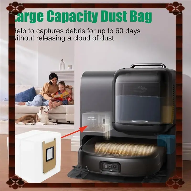 مجموعة قطع غيار المكنسة الكهربائية لملحقات التسليم لمدة 24 ساعة لفرشاة Eufy E25/E28 Omni- الدوارة، فلتر Hepa، خرقة الأسطوانة، Si