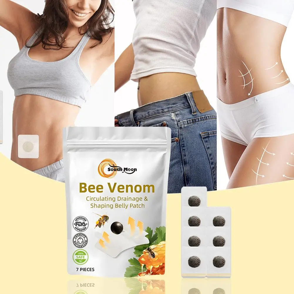 Bee Patches Fast Burning Fat Bee Slimming Patch Improve Stomach Bee Lymphatic Patches for Women Men