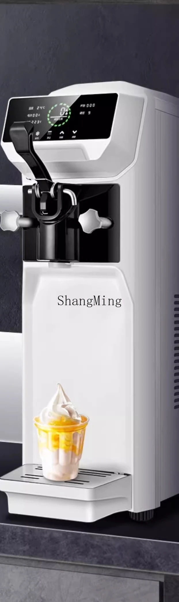 ZYY commerciale piccola macchina per gelato verticale da tavolo macchina automatica per gelato croccante a cono