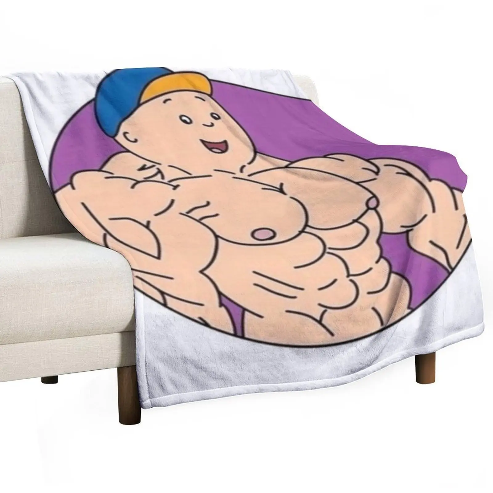 

Buff Af Caillou Throw Blanket Thin warm winter for sofa Luxury Blankets