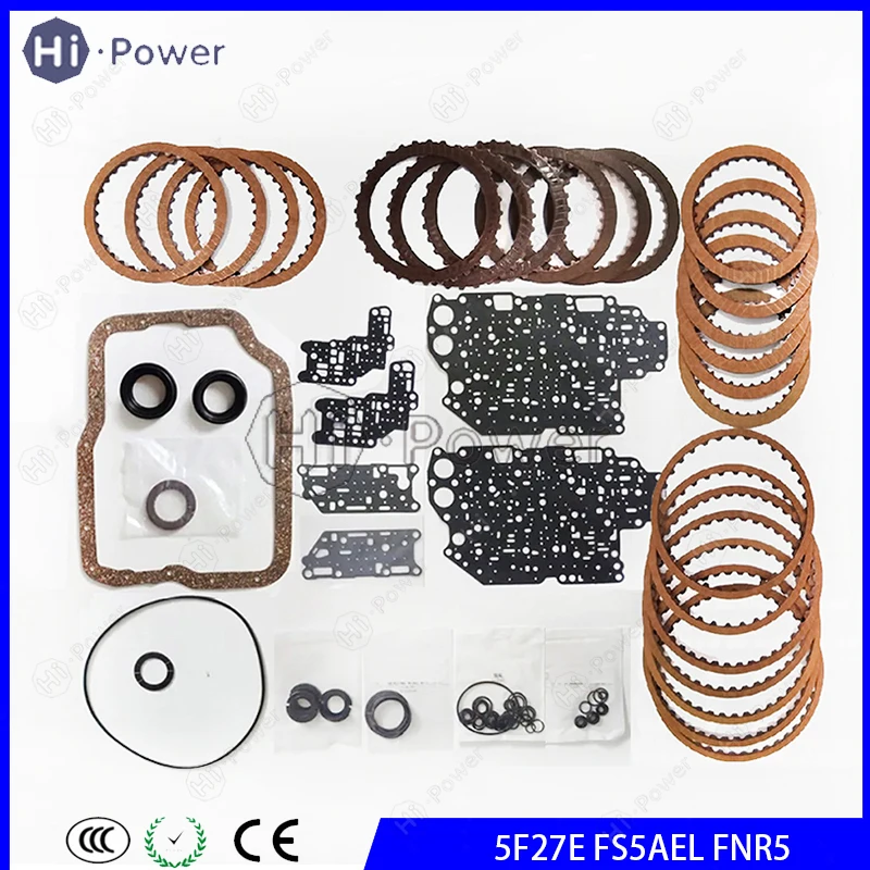 

5F27E FS5AEL FNR5 Auto Transmission Overhaul Rebuild Kit Friction Plate For Ford MAZDA MKZ Car Gearbox Disc seal Repair Kit