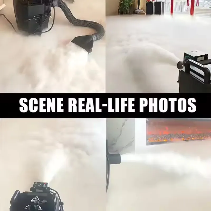 3500W/6000W electric low-fog dry ice machine, for wedding parties and dance stages, for event effect low-fog smoke machine