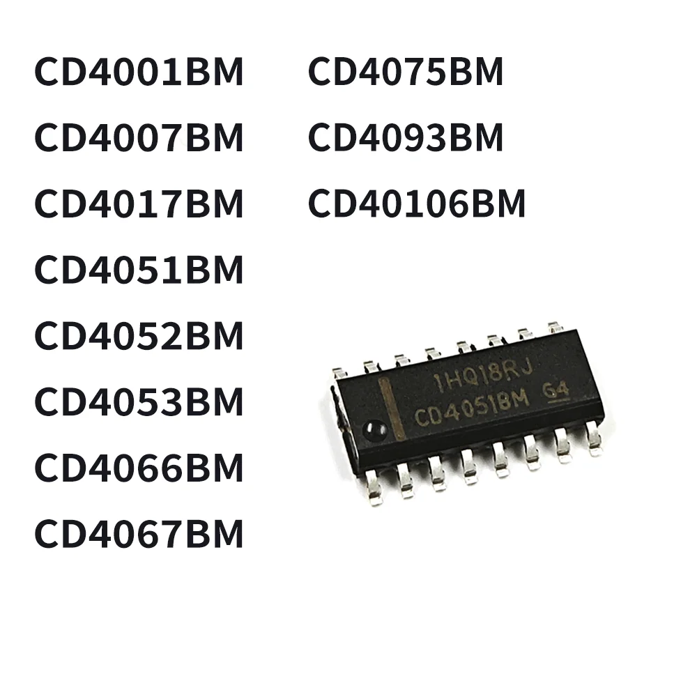 10PCS CD4093 SOP14 CD4093BM SOP-14 CD4093BM96 SOP HEF4093BT SOIC14 HEF4093 SOIC-14 4093 SMD new and original IC Chipset