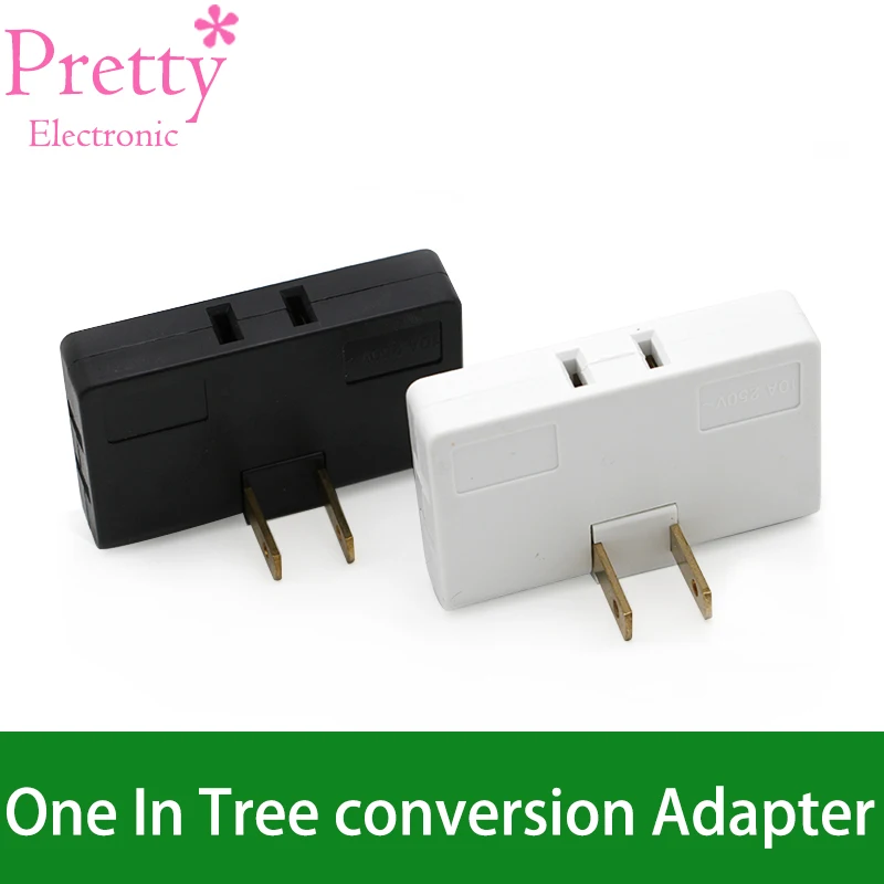 One In Three Converter 180 Degree Rotation Extension Plug Multi Plug Mini Slim Wireless Outlet USA Travel Adapter Light Socket