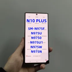 6.8'' AMOLED For Samsung Note 10 Plus Lcd Display Digital Touch Screen For Samsung Note 10+ SM-N975F SM-N9750 Screen With frame