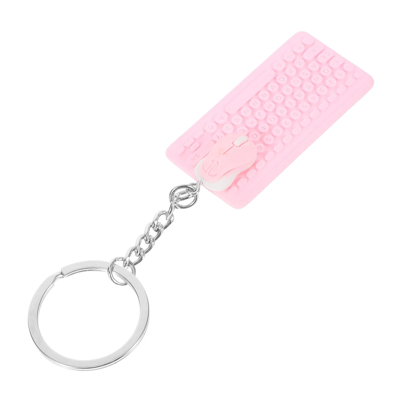 

Mini Keyboard Mouse Keychain Cute Tech Charm Portable Tiny Computer Accessory Backpack Pendant Fun for Boys Girls