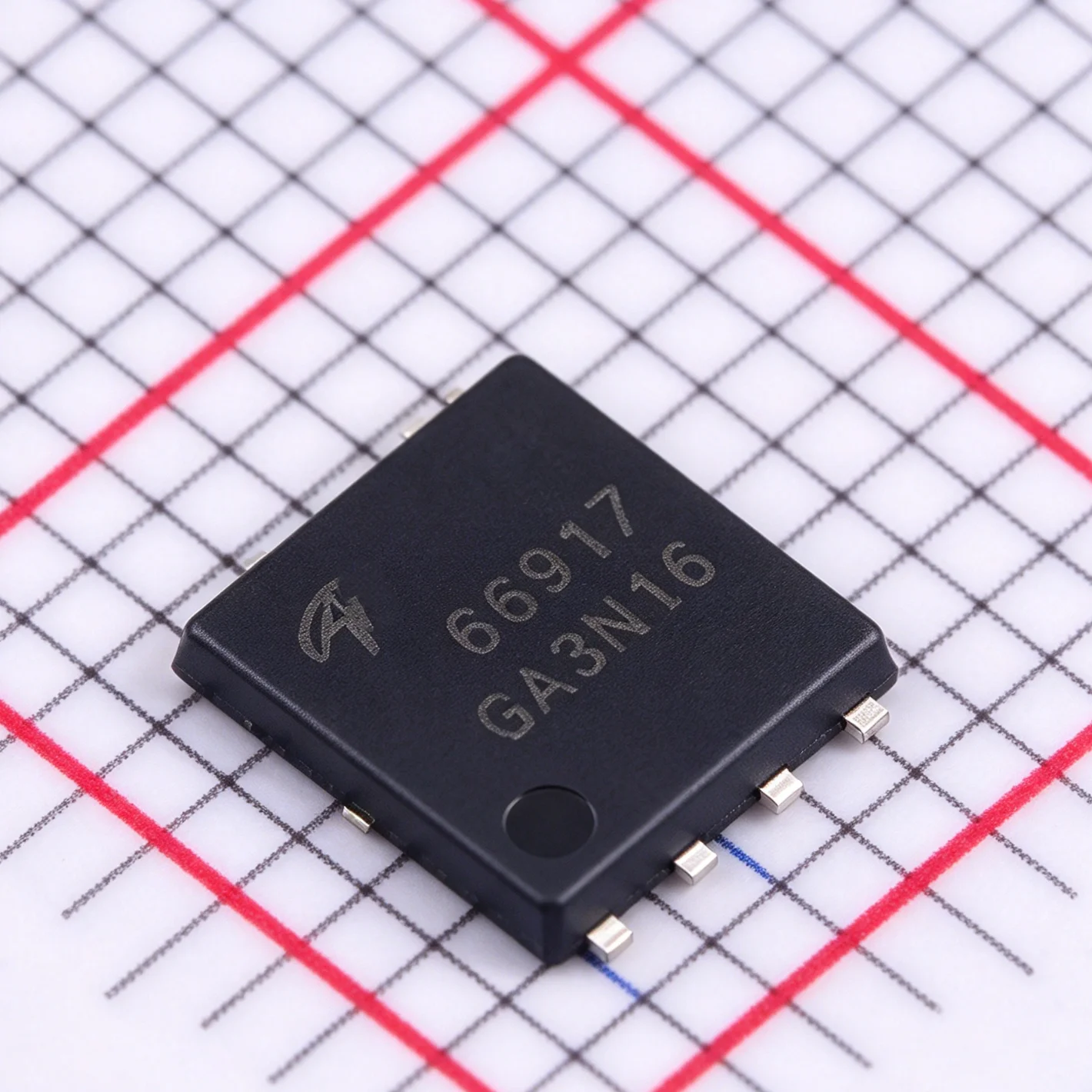 2PCS AONS66917 Marking 66917 QFN8 DFN-8(5x6) 100V 100A 215W 3.5mΩ ohms N-channel NEW Original Field-Effect Transistor MOSFETs
