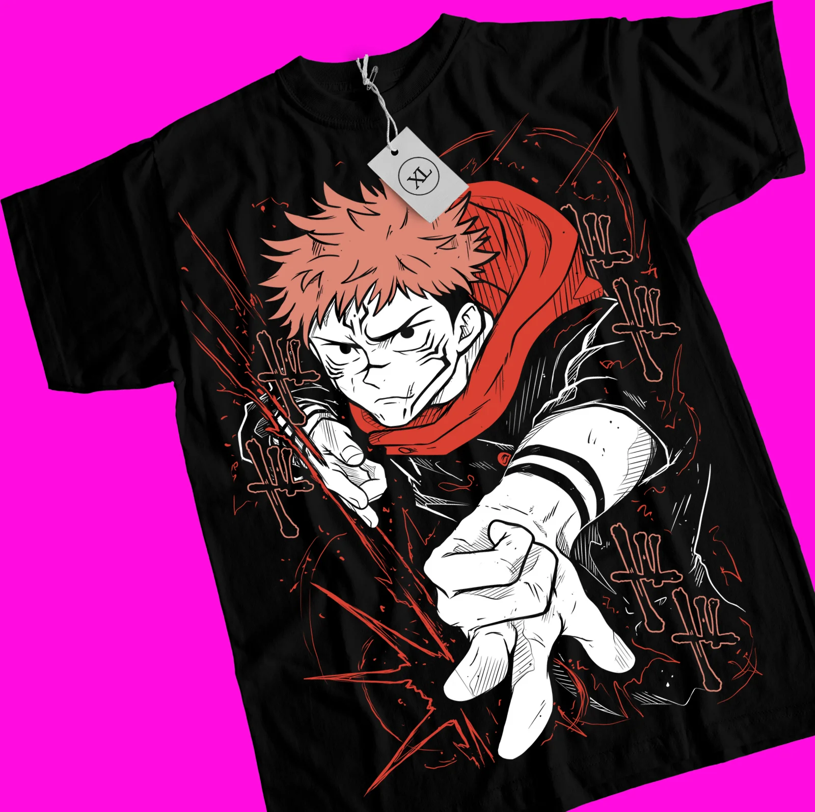 Jujutsu Kaisen Gojo T-Shirt Megumi Itadori Yuji Sukuna Anime Gift Shirt All Size