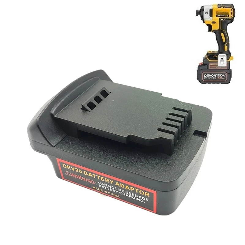 

For Dewalt DCB Series 18V/20V Lithium Battery Power Tools Battery Converter Adapter for DEVON 20V Lithium Batteries Converter