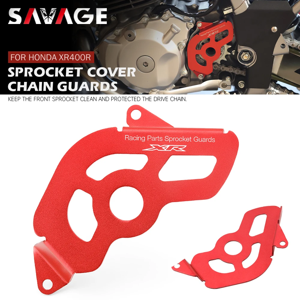 Osłona zębatki napęd przedni XR 400R do HONDA XR400R XR 400 R 1996-2004 akcesoria motocyklowe do czyszczenia łańcucha