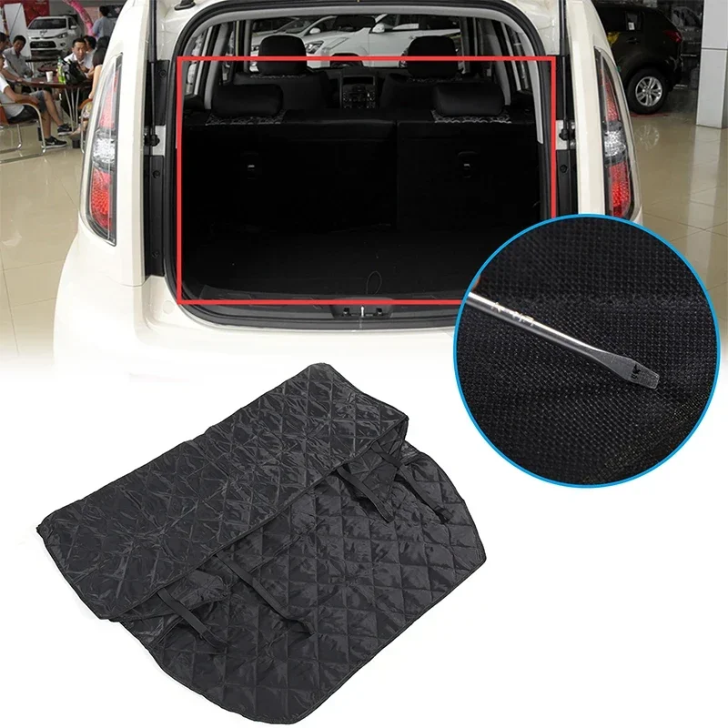 

For Kia Soul 2009-2013 Oxford Cloth Black Car Trunk Pet Seat Cover Pet Transport Pad Car Interior Protection Accessories