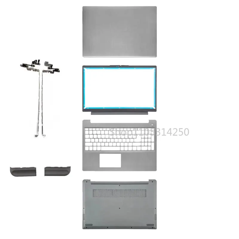 LCD Screen Back Cover For Lenovo Ideapad 15S 3-15ALC6 15ITL6 2021 Front Bezel Palmrest Upper Top Case Bottom Cover Gray