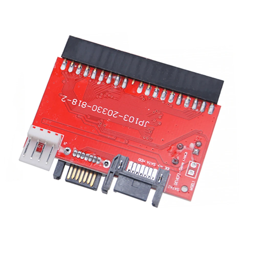 การ์ดอะแดปเตอร์ SATA เป็น IDE SSD Serial เพื่อแปลงไฟแบบขนานไปกับฮาร์ดไดรฟ์ SATA พร้อมสายเคเบิลข้อมูล7ขา SATA พร้อมสายไฟ IDE