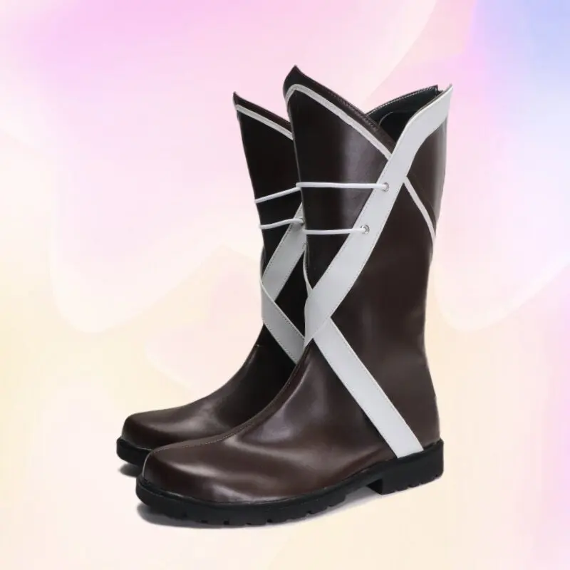 chaussures-de-cosplay-sur-mesure-pour-jeu-d'anime-mushoku-tensei-rudeus-greyrat-bottes-pour-fete-d'halloween