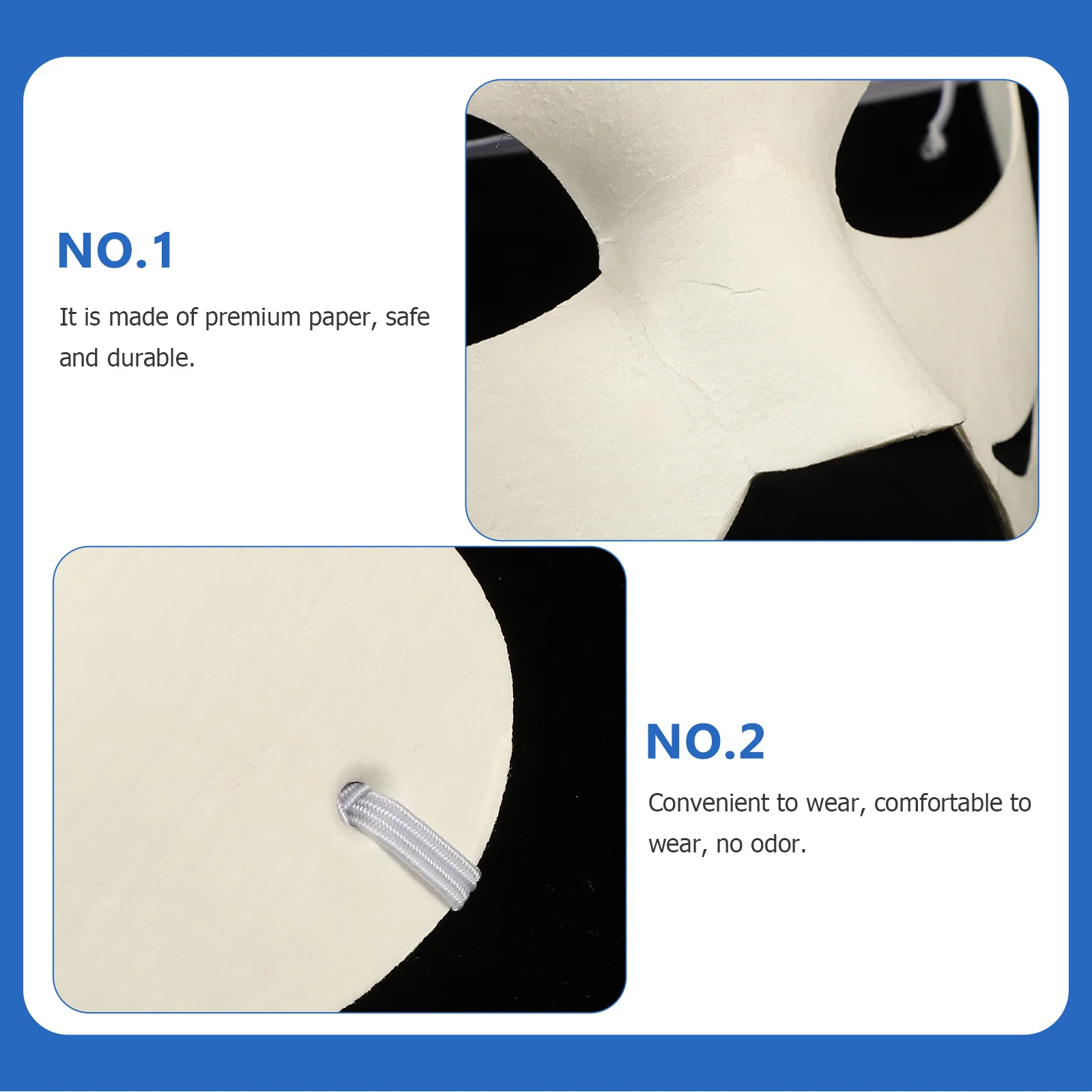 

White Masquerade Mask for Women 10pcs Blank DIY Paper Masks Halloween Party Decor Craft Kit Adult Cosplay Costume Accessory