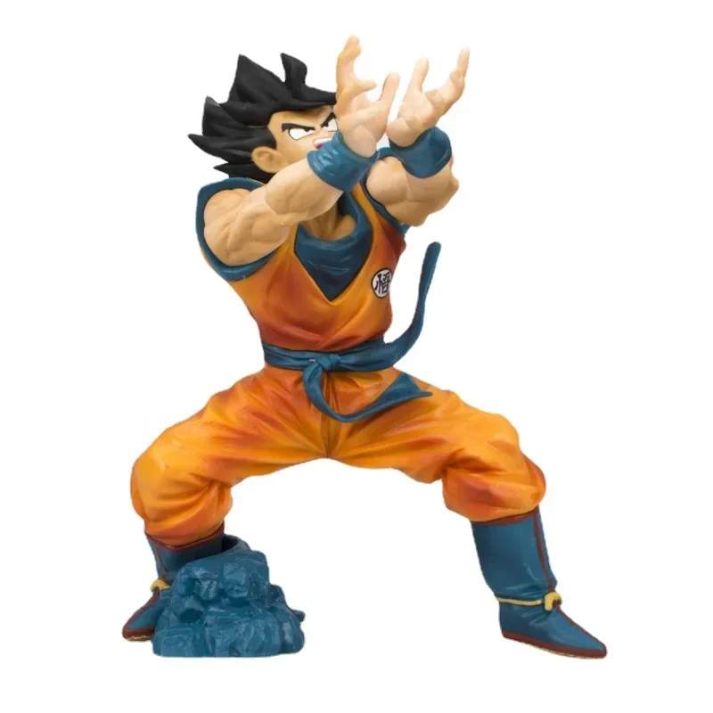 

18cm Dragon Ball Z Goku Figure Super Saiyan Kamehameha Goku Anime Figures Figurine PVC Statue Model Doll Collectible Toys Gifts