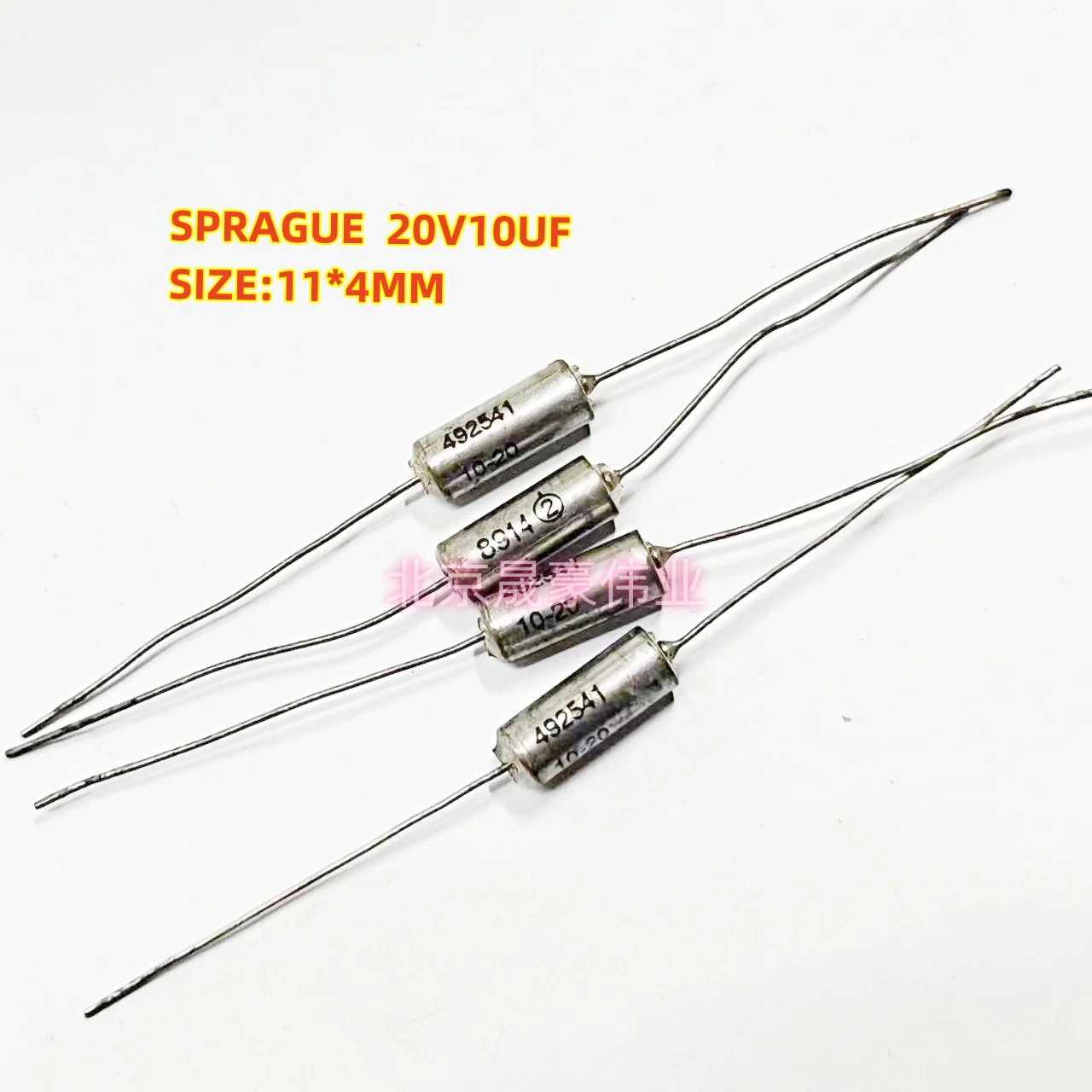 5pcs  10UF/20V Axial Tantalum Electrolytic Capacitor T110B106K020 20V10UF 106K