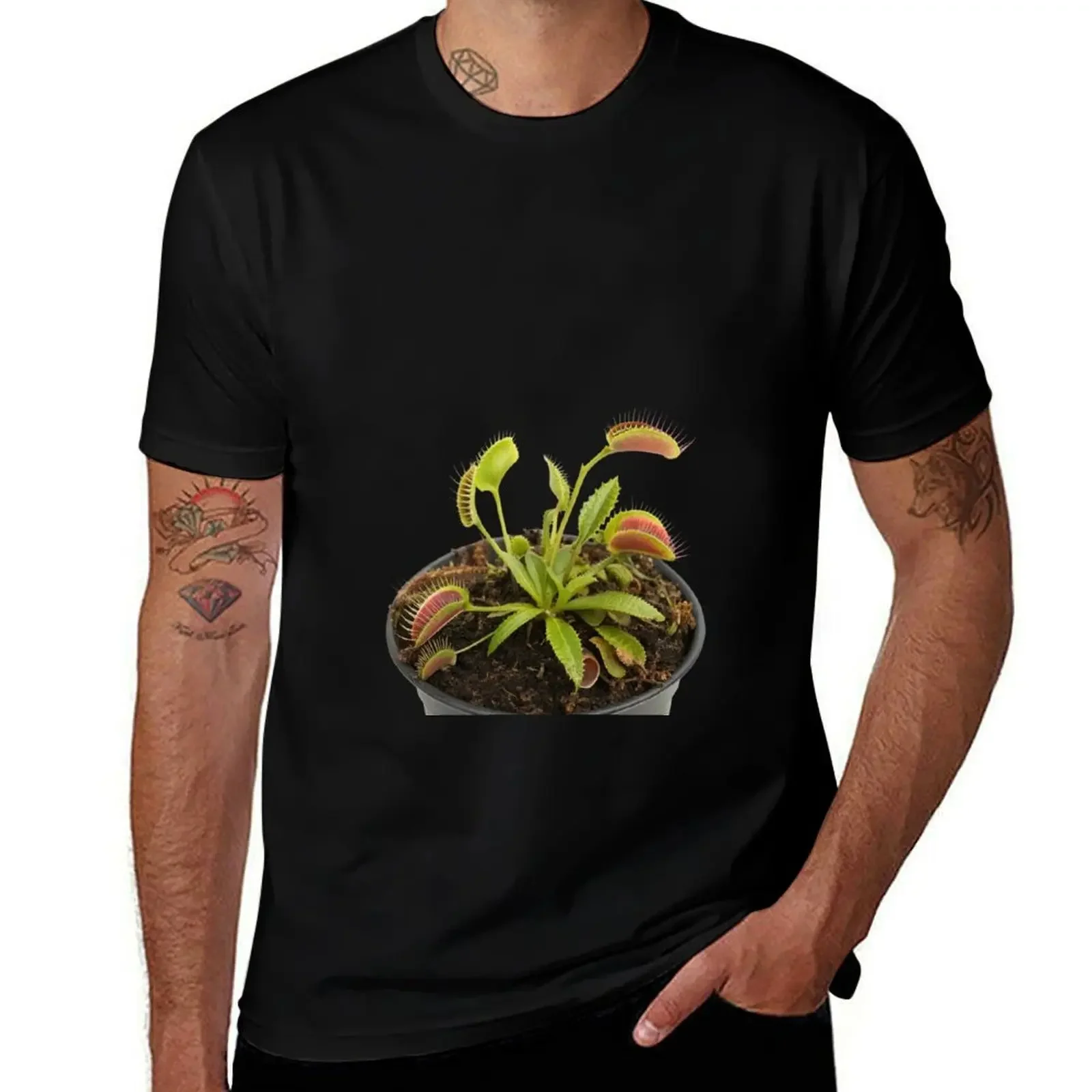

Venus flytrap in a pot T-Shirt graphics tshirts personalised graphic tee shirt affliction shirts T-shirt men