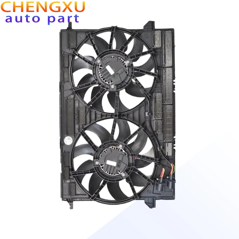 PAB95945520 PAB95945530 Brand New Cooling Radiator Fan Assembly for Porsche Cayenne 9YA 9YB 2.9T 3.0T 4.0T 17-20