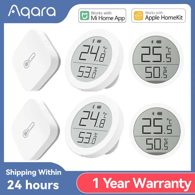 Aqara Mijia Qingping Temperature Humidity Sensor Smart Air Pressure Environment Control Zigbee Smart Home For Xiaomi APP Mi home