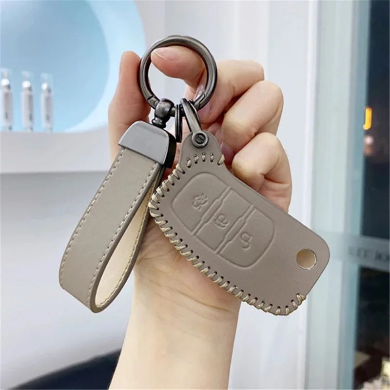 

Leather Car Folding Key Case Holder Cover Protector Shell For Ford Focus 2 Falcon Escape Galaxy Kuga B-Max C-Max Ecosport Fiesta