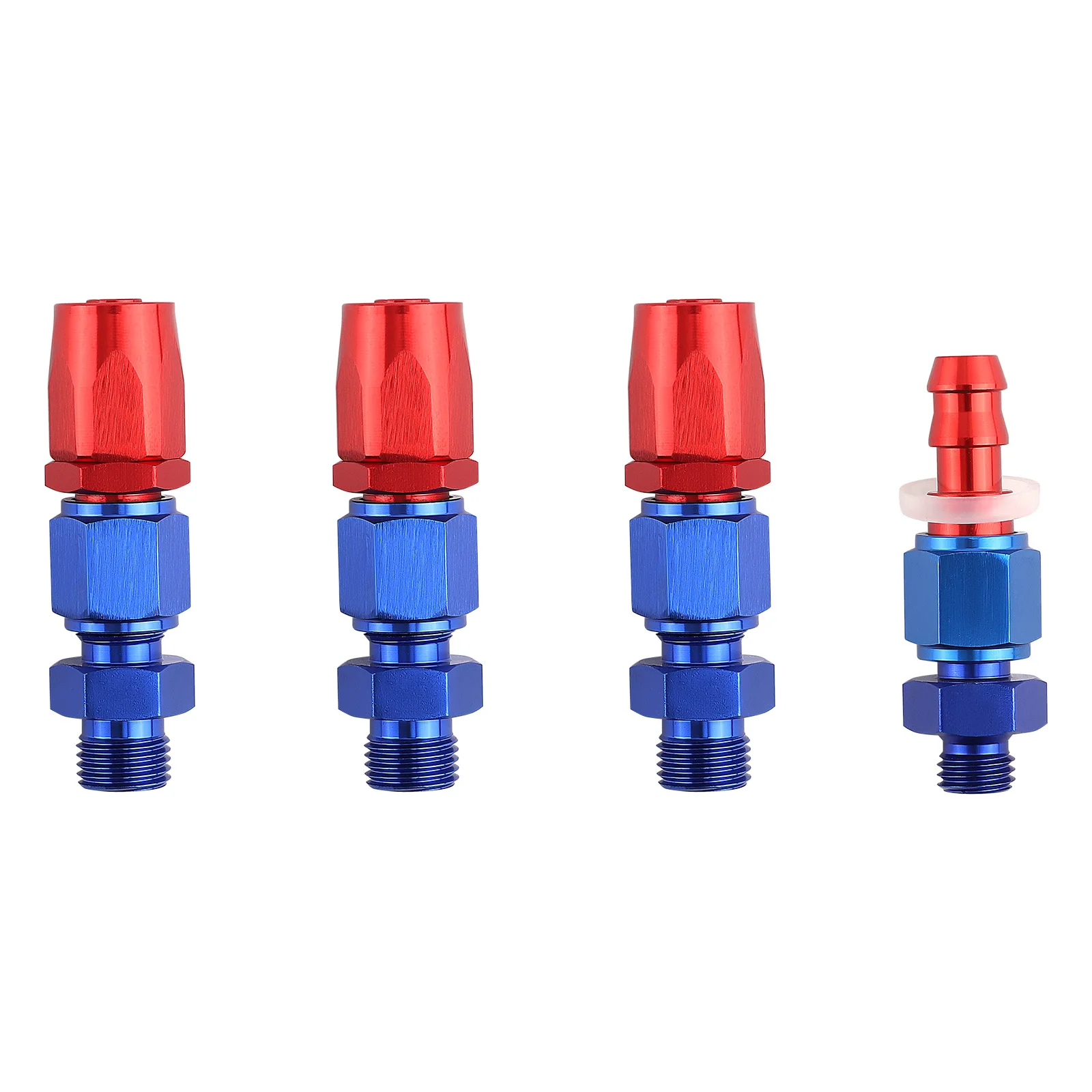 مجموعة منظم ضغط الوقود القابلة للتعديل AN 6 أطراف تركيب عالمية 100 رطل لكل بوصة مربعة أحمر جديد مجموعة واحدة