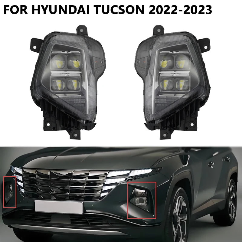 

Car Front Light LED Turn Signal Lighting Auto Accessories For Hyundai Tucson 2022-2023