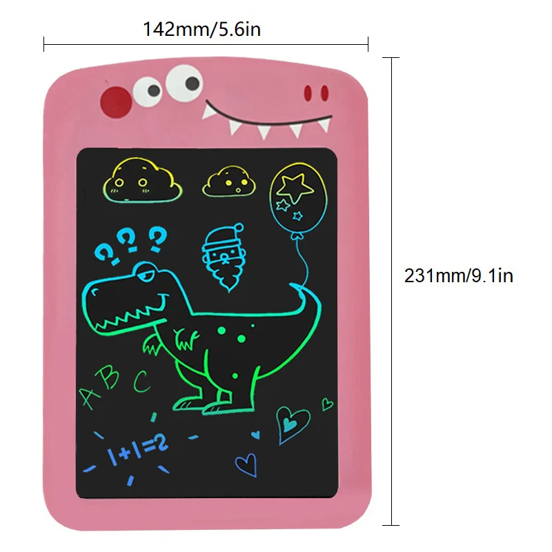 8.5/in Cartoon LCD Writing Tablet Drawing Board Kids Graffiti Sketchpad Toys Handwriting Blackboard Magic Drawing Board Toy Gift