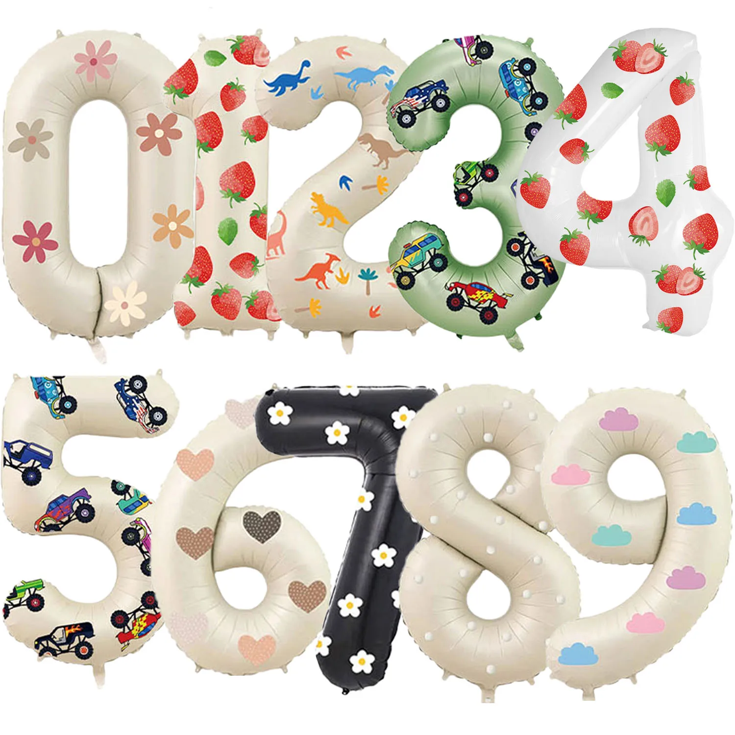 32 inch number balloon 1 2 3 4 5 6 7 8 Number Digit Helium foil Ballons Baby Shower Birthday Party Wedding Decor Balls Supplies
