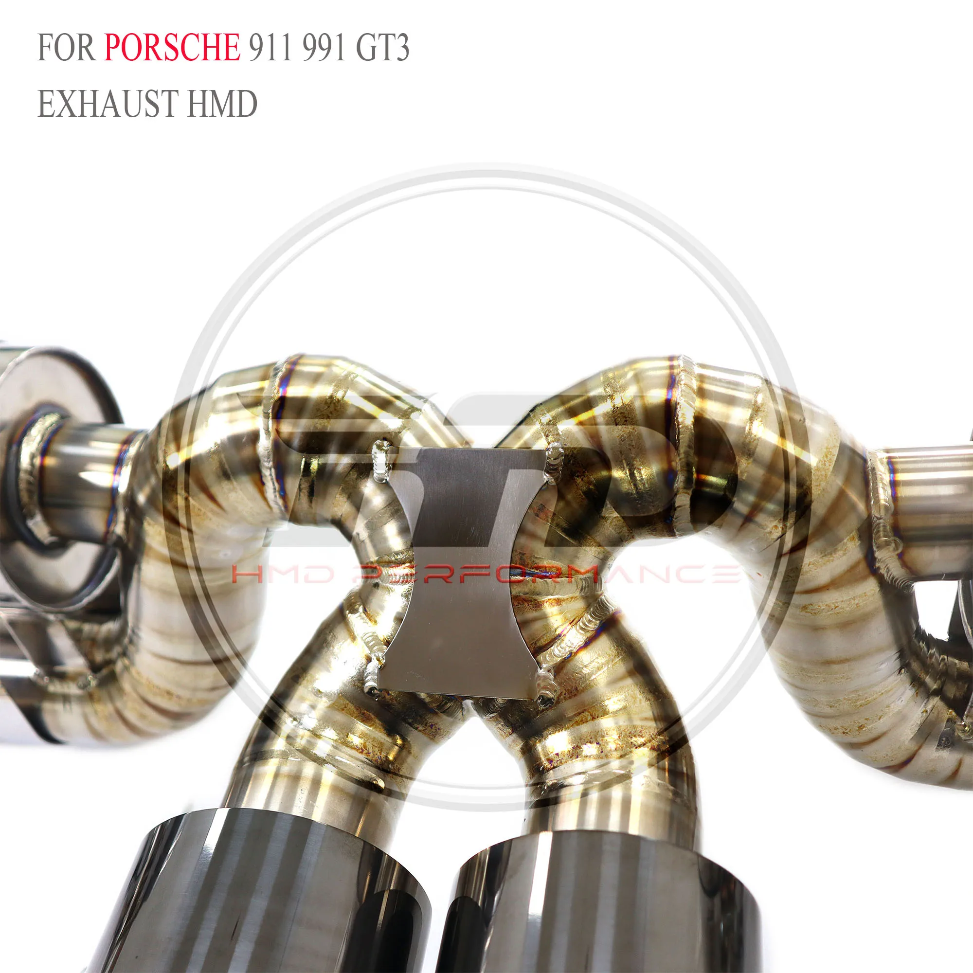 

HMD Exclusive Customization TC4 Exhaust Catback for Porsche 911 992 GT3 Exhaust Pneumatic Valve