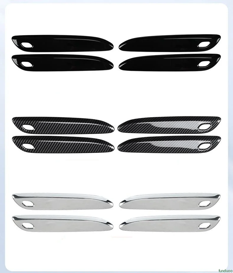 Chrome Car Door Handle Cover Styling Accessories for Mercedes Benz E S Class EQE EQS W214 S214 X214 W223 V295 X294 V297 X296