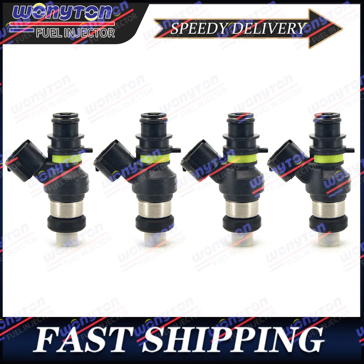 

4X 16600-AA230 FBYCG50 Fuel Injector Nozzle for Subaru Impreza 2.0L 2005-2007