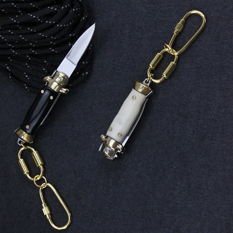 Hot New Mini Keychain Knife Express Opening Tool Outdoor Camping Fishing Multifunctional Portable Folding Knife