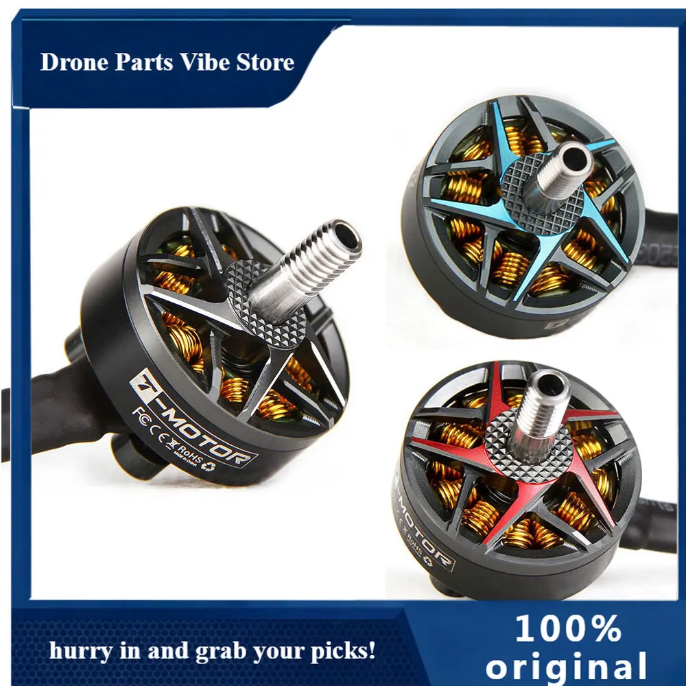 

Бесколлекторный двигатель FyT-Motor F60 Pro IV V2.0 1750KV 1950KV 2550KV 4-6S для радиоуправляемых дронов и FPV-гонок