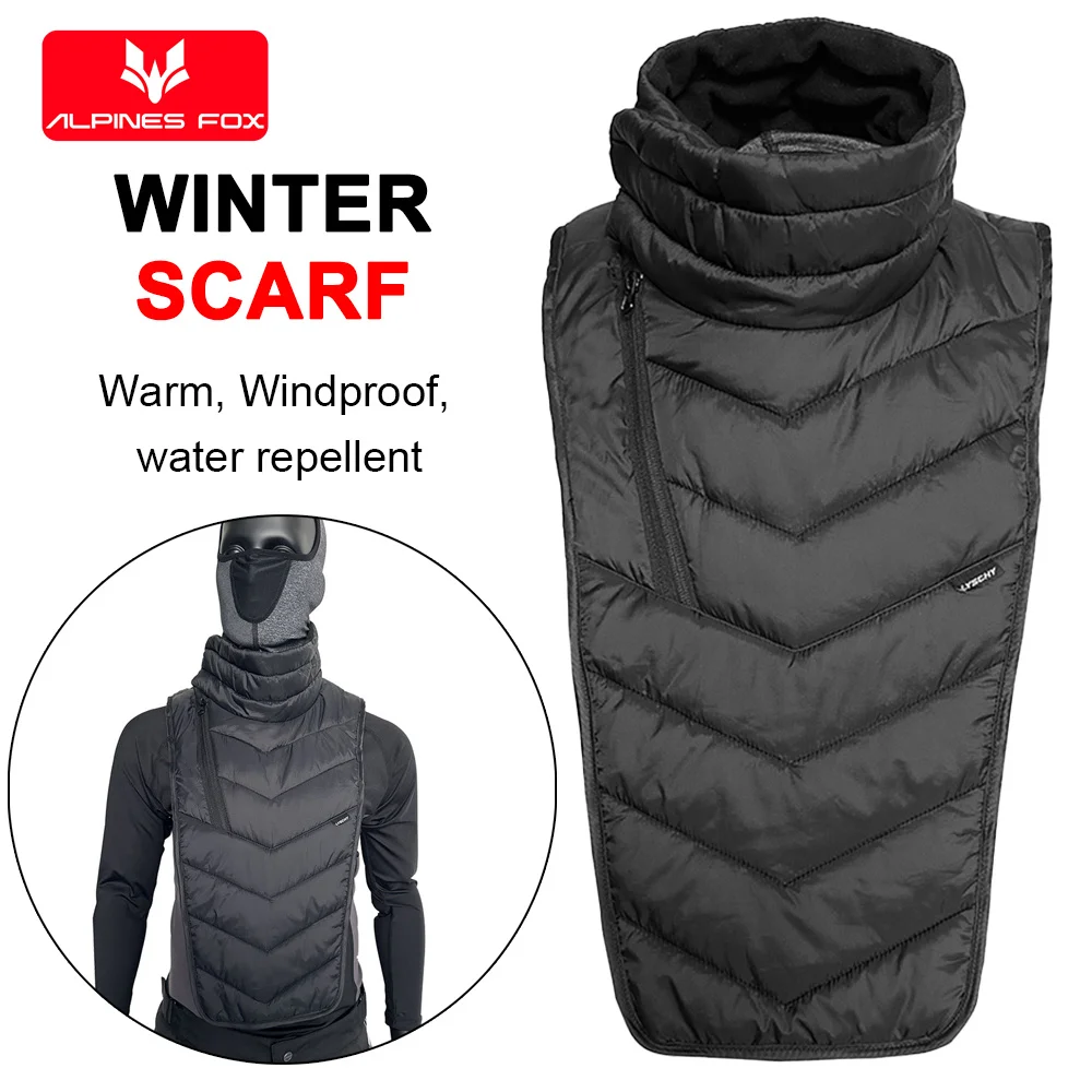 

LYSCHY Winter Windproof Waterproof Motorcycle Warm Scarf Balaclava Mask Moto Riding Ski Chest Warmer Thermal Bib Neck Breathable