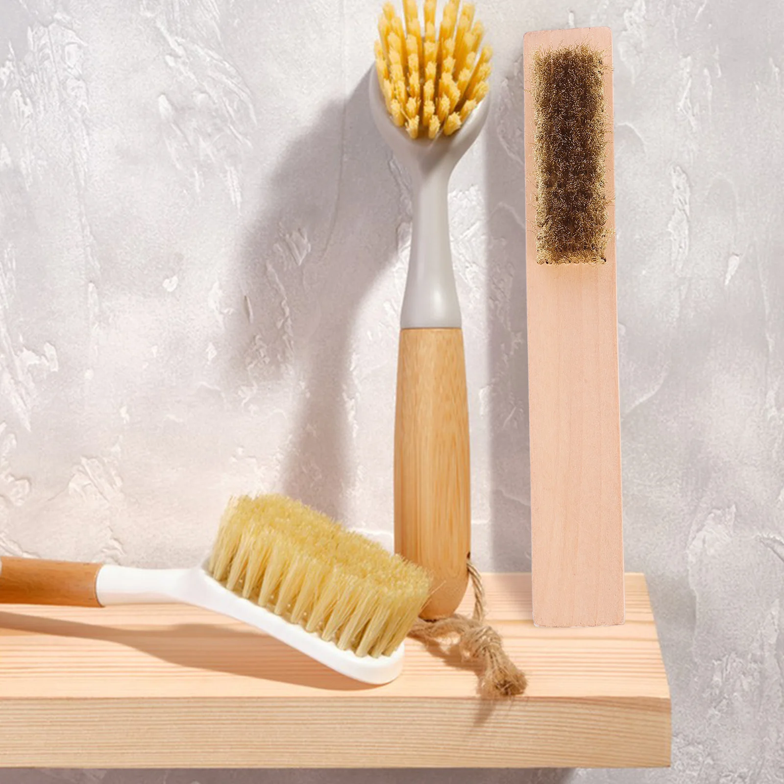 

2pcs Snowboard Wax Brush Copper Bristles For Skateboard Sliding Plate Cleaning Scrubber Skiing Board Brush Portable Deep