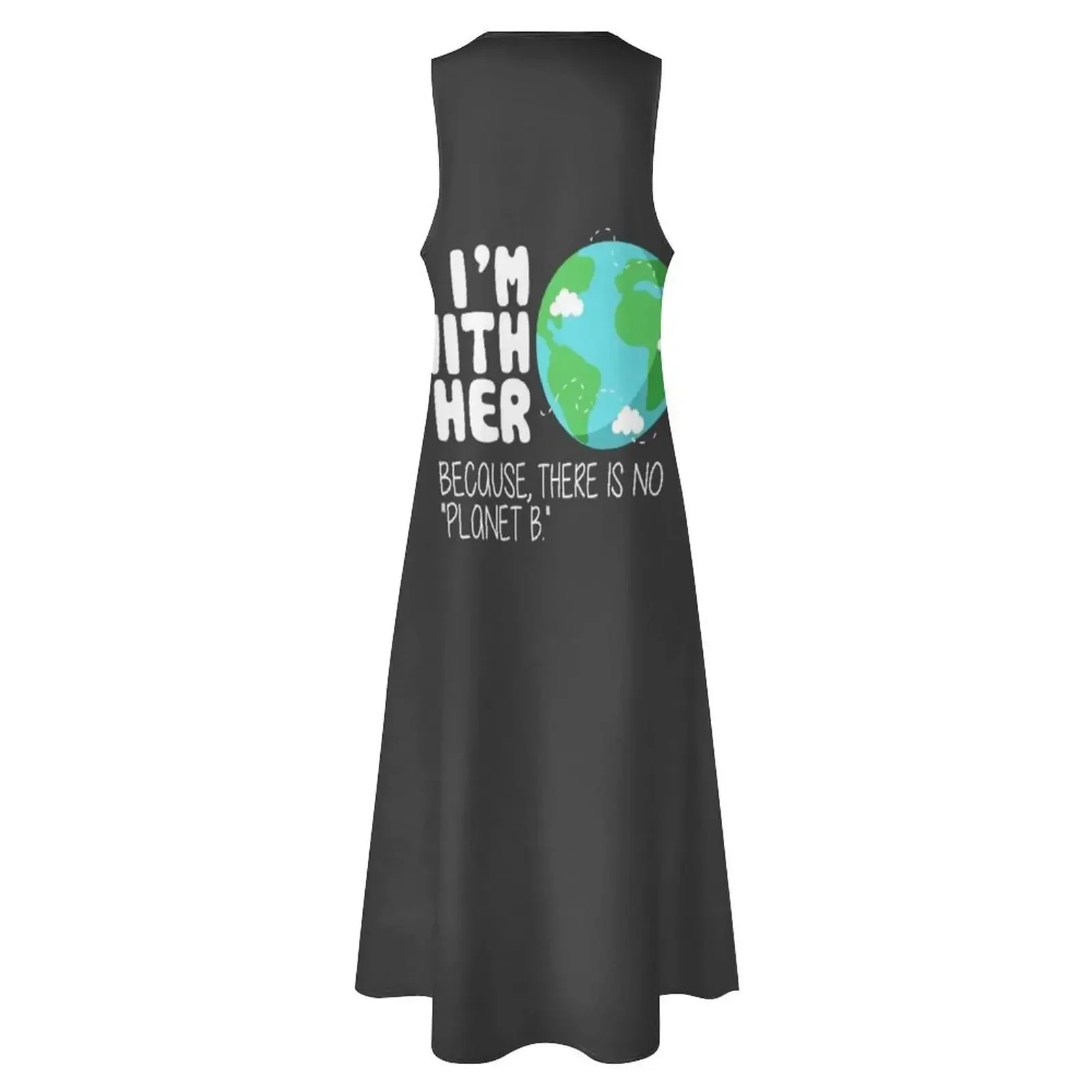 かわいいアースデイTシャツ：There is No Planet B ロングドレス セレモニードレス エレガントでシックなウェディングイブニングドレス ドレス