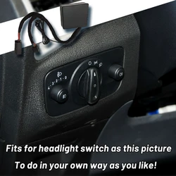 Car Auto headlight switch dashboard fog lamp sensor module light Adjuster for ford Fiesta MK6 2014 Ecosport 2016 2017 interior